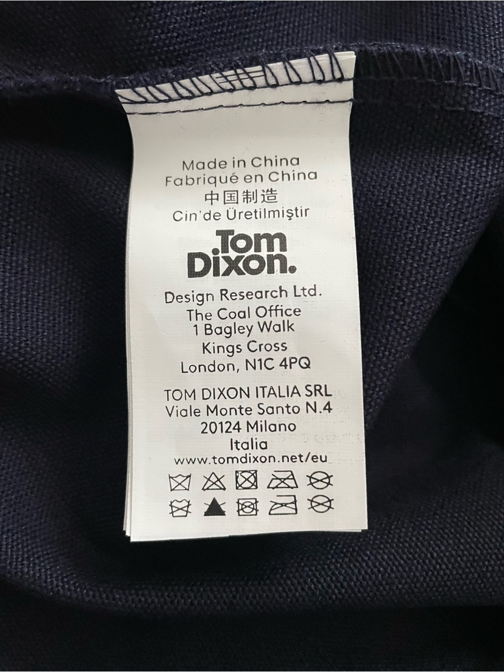NWT Tom Dixon Jack Tote Bag
Navy 100% Cotton - Picture 6 of 8
